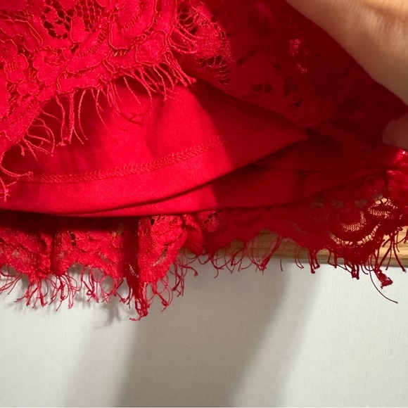 Covington Red All Over Lace Dress Size Small - Picture 5 of 9